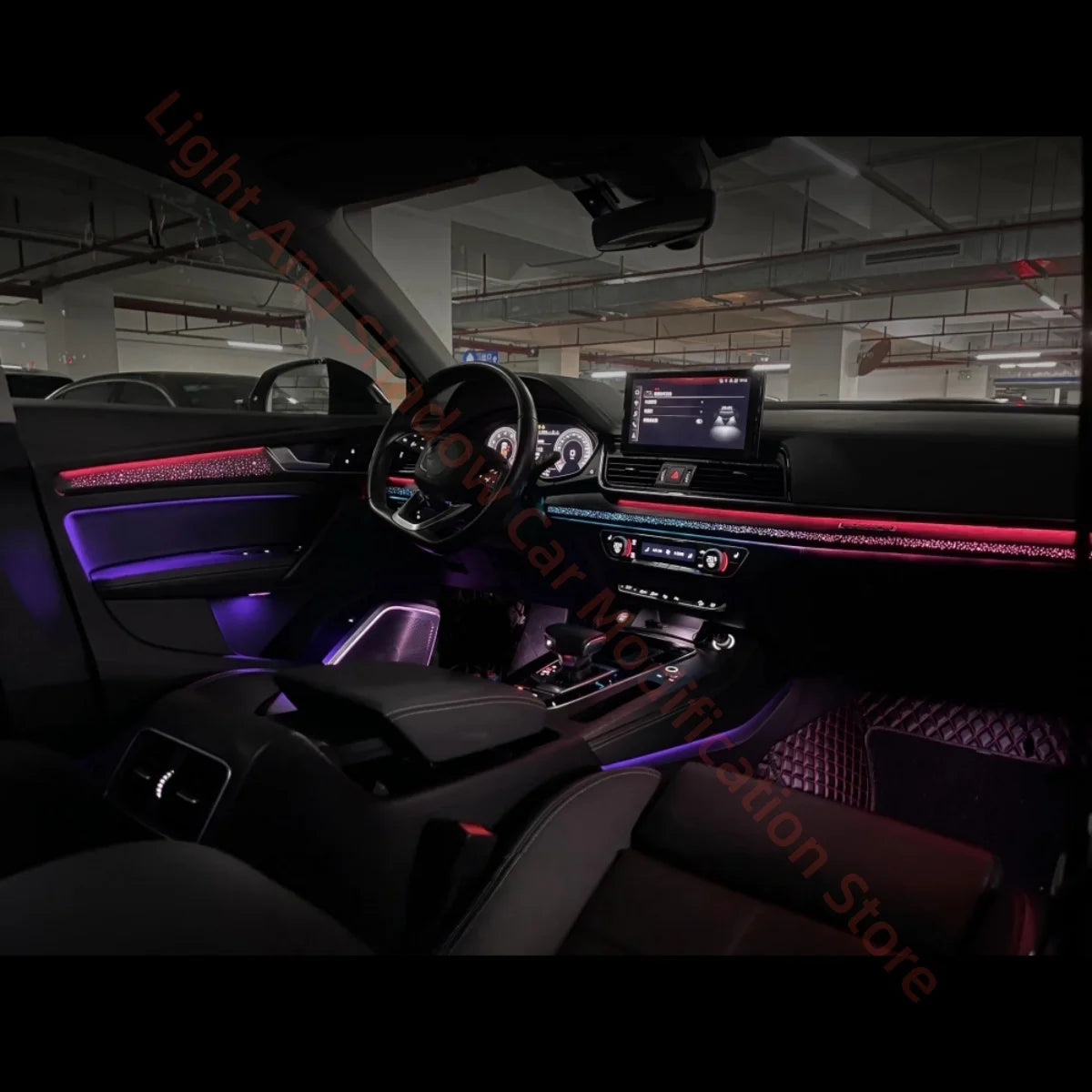 For Audi Q5 Q5L 2018-2025 Atmosphere Ambient Interior Lighting