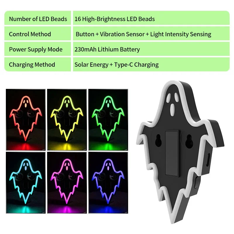 Solar Night Creative Atmosphere Halloween Devil S Eye Window