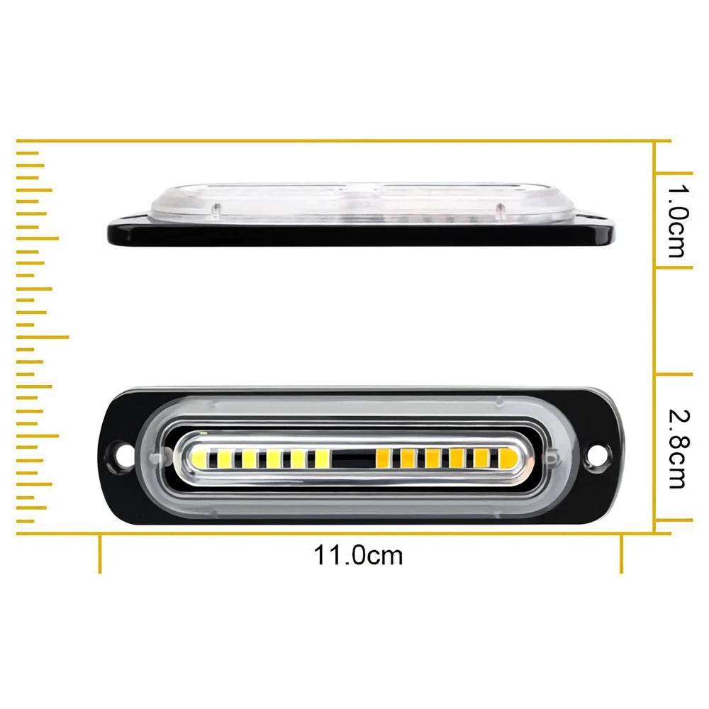 Set 12 12V Strobe SUV Ambulance Flashing Remote Control