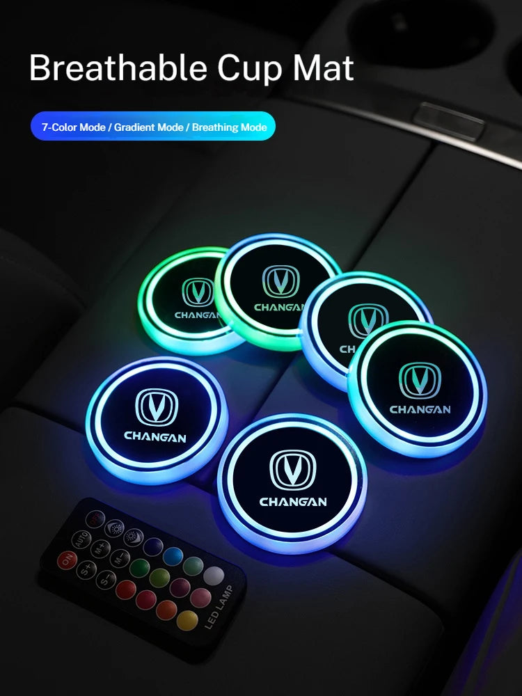 For Changan CS75 CS35 CS55 CS15 Color Changing Cup Holder Rear