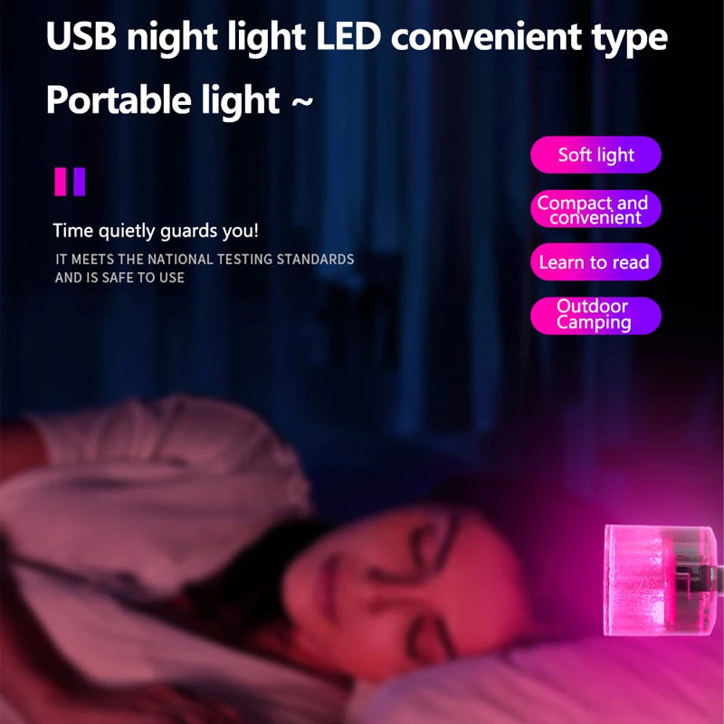 Interior USB MINI Flashlight Ambient Lighting Indoor RGB Gradient