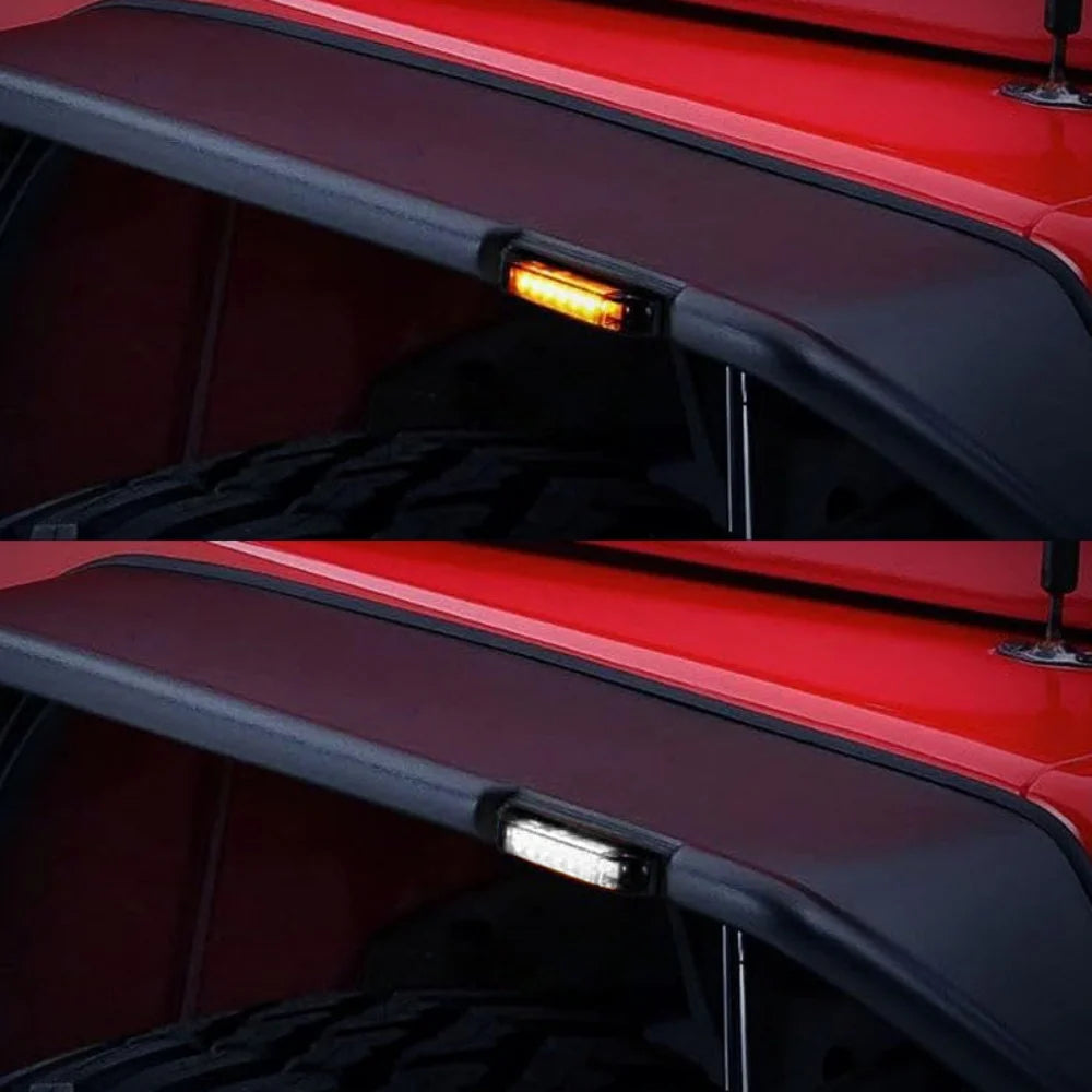 For Jeep Wrangler Tj Jk & Jl Bushwacker Flat Fender Flare Side
