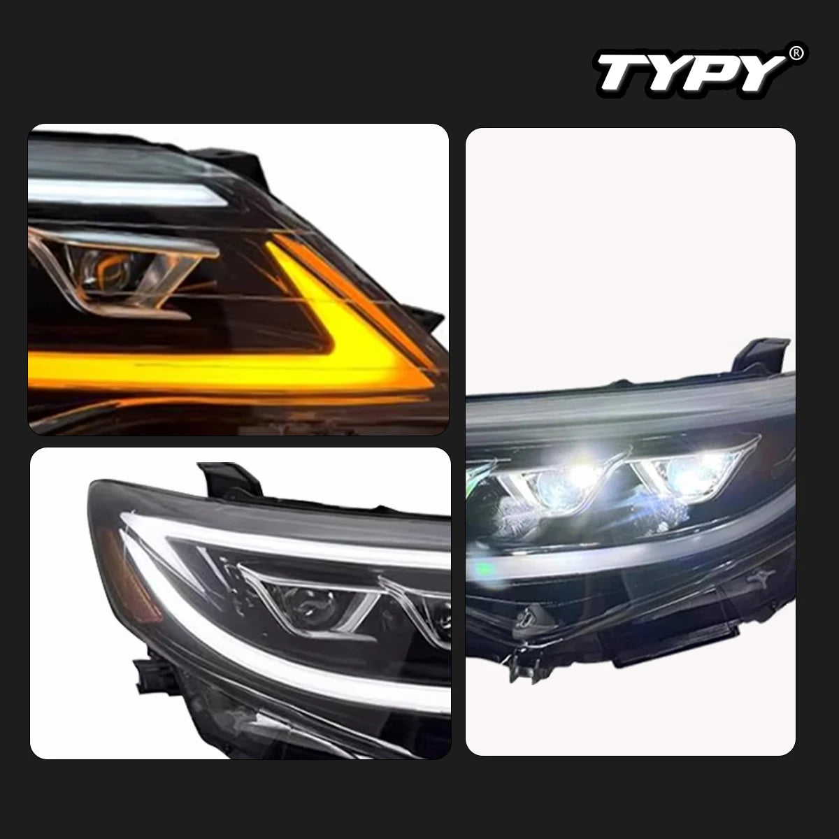 For Toyota Us Camry Headlights 2012-2014 Typy Upgrade Modified