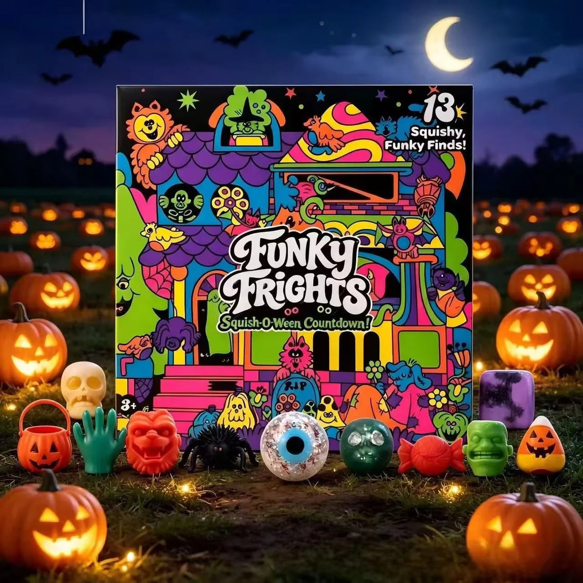 Needoh Funky Frights Halloween Advent Calendar Days Spooky