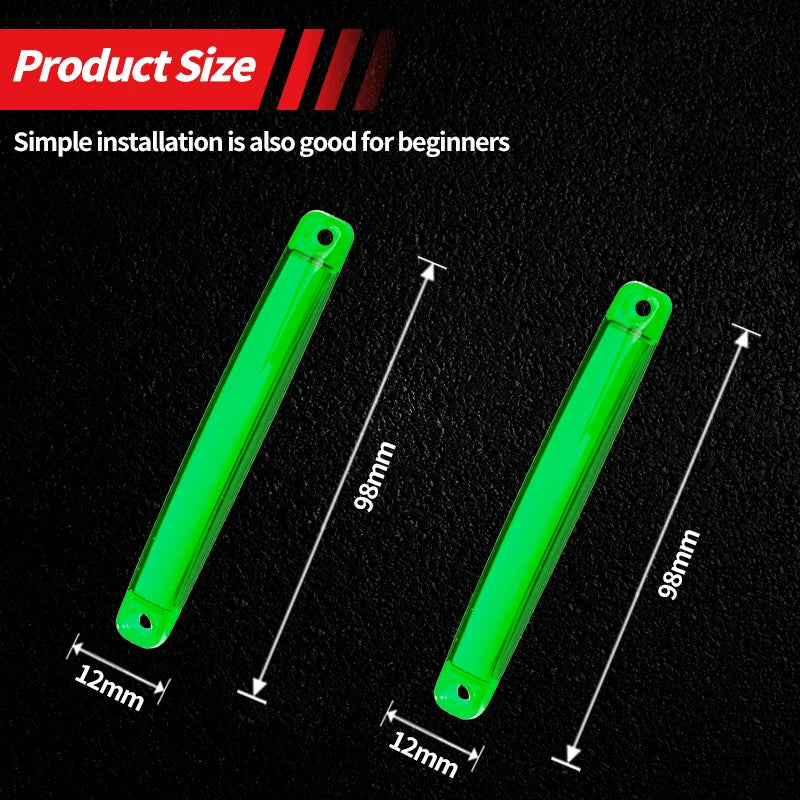 2PCS Truck Side Warning Muticolor Waterproof Width Trailer Bus
