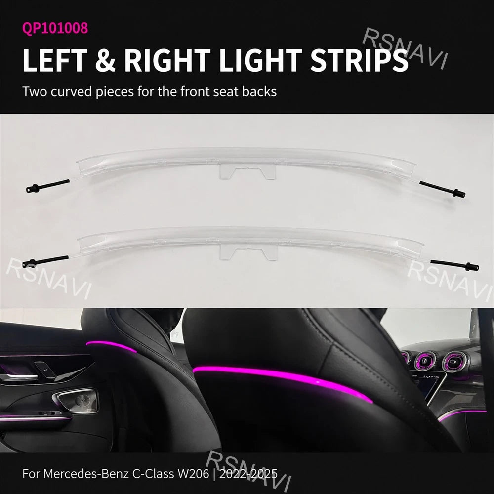 For Mercedes-Benz C-Class W206 2022-2025 Seatback Ambient