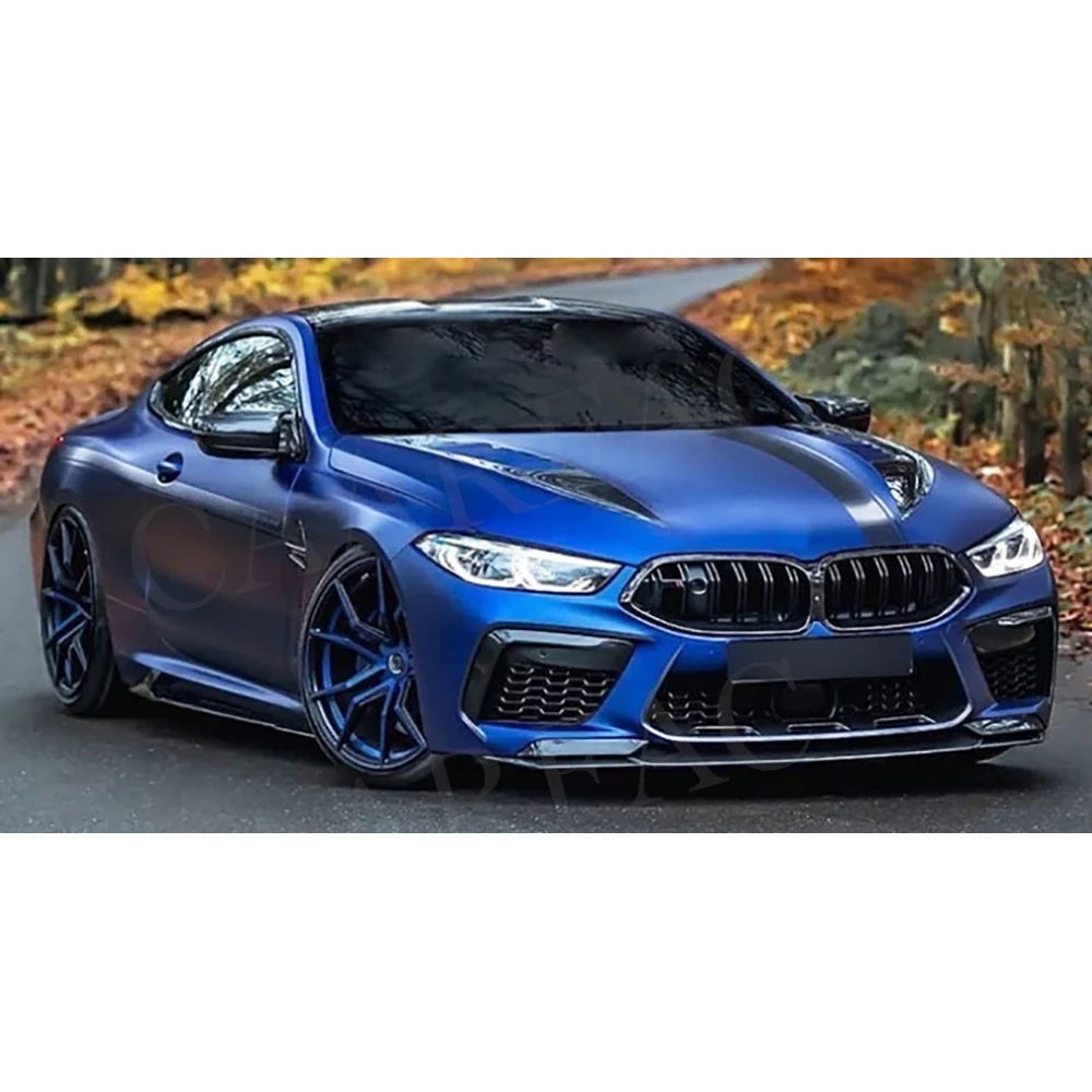 For BMW M8 F91 F92 F93 Dry Carbon Fiber Front Bumper Grille