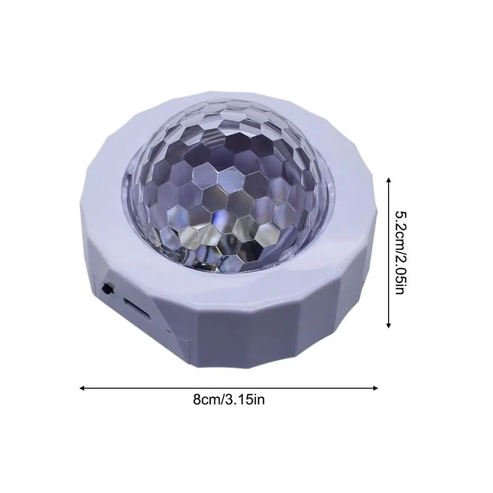 Atmosphere Voice Activated Disco Ball USB Rechargeable Interior