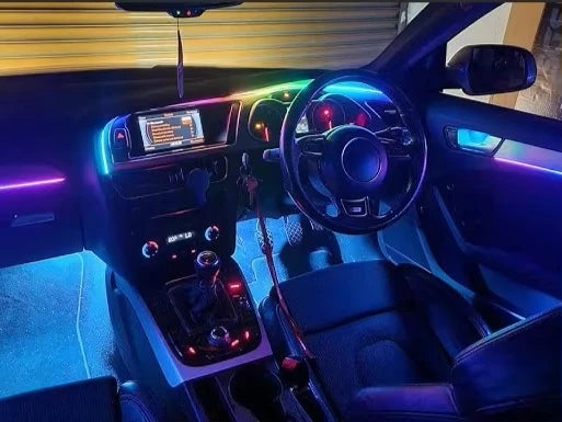 For Audi A4 A5 2017-2024 Full Interior Lighting System Easy
