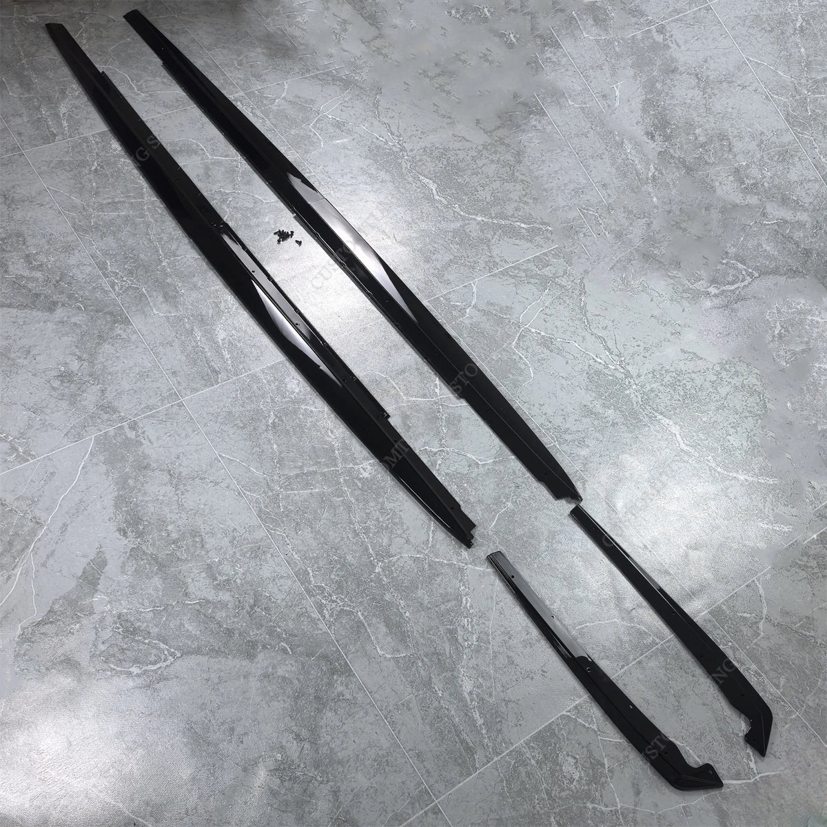 For BMW G30 G31 5 Series Gloss Black Max ABS Side Skirt