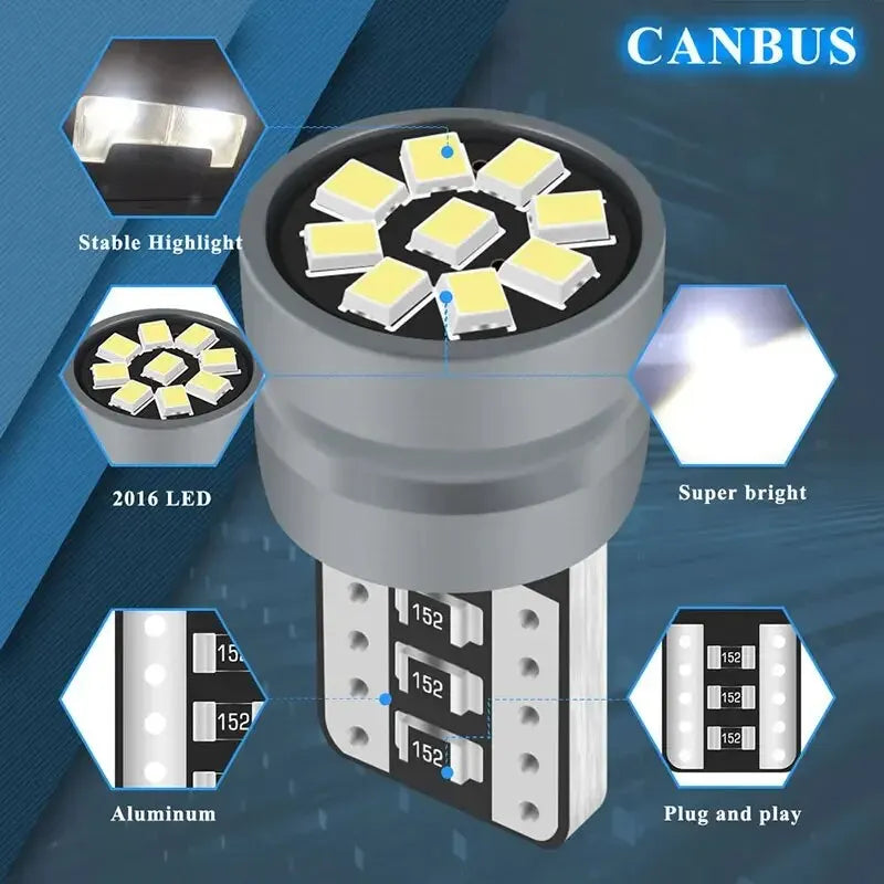 W5W T10 Signal 501 194 Bulbs Clearance Reading Interior