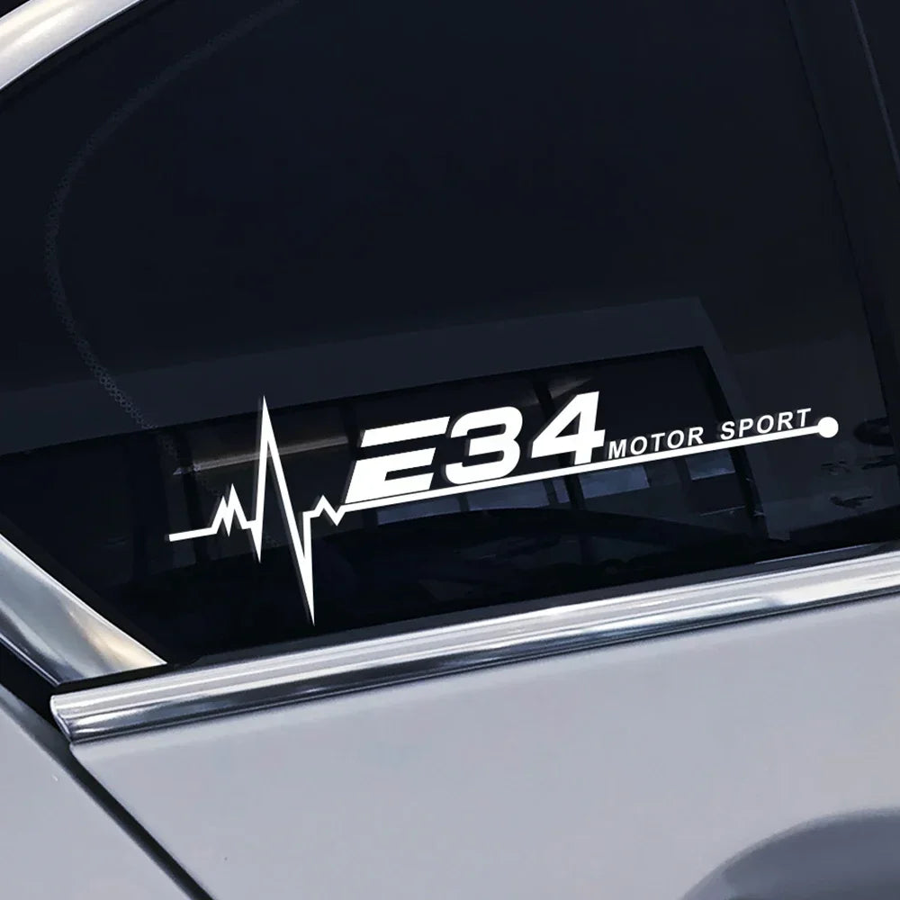 For BMW E46 E90 E91 E60 Side Window Sticker Decor Film Decal E39