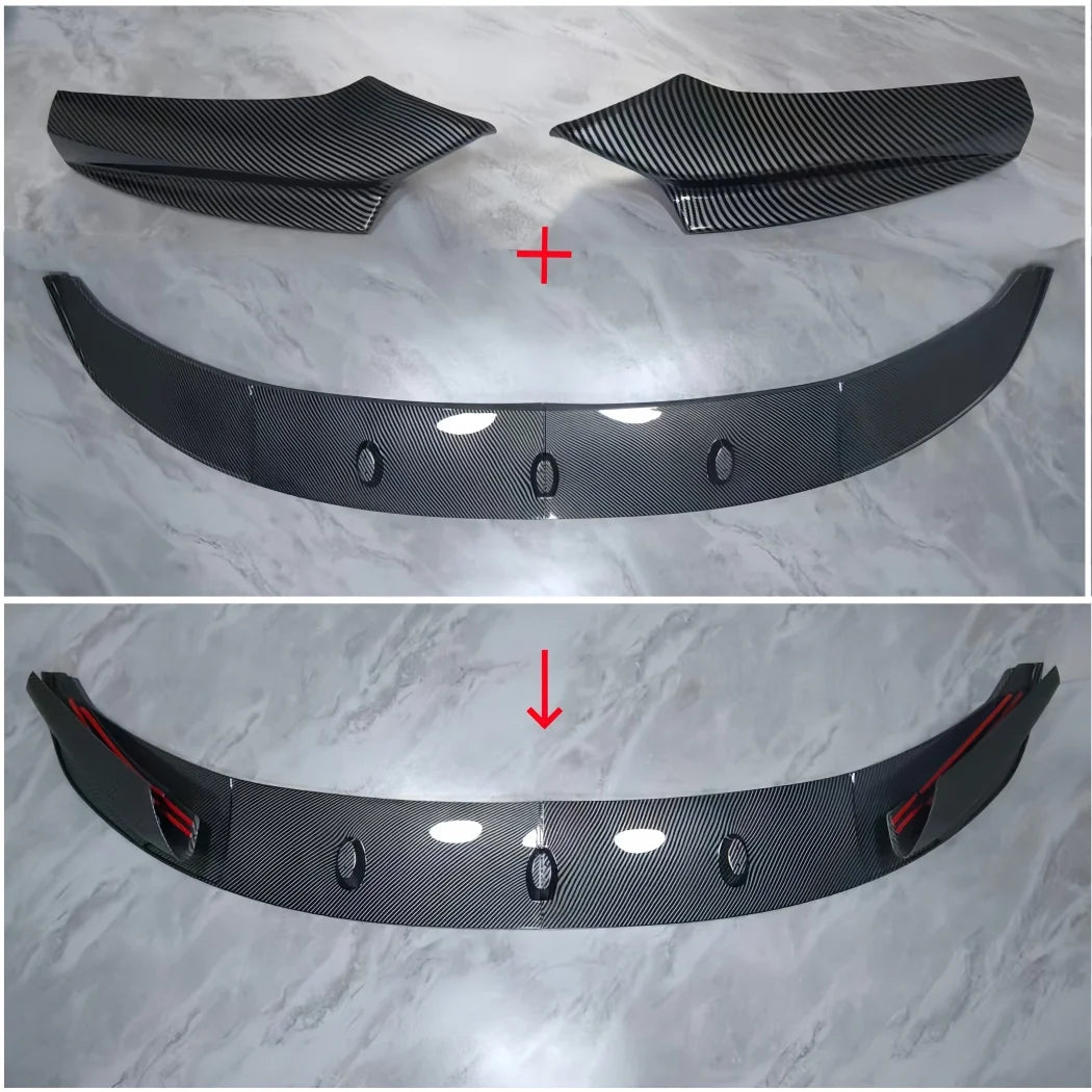 For BMW 5 Series F10 F11 Front Bumper Lip Spoiler Diffuser