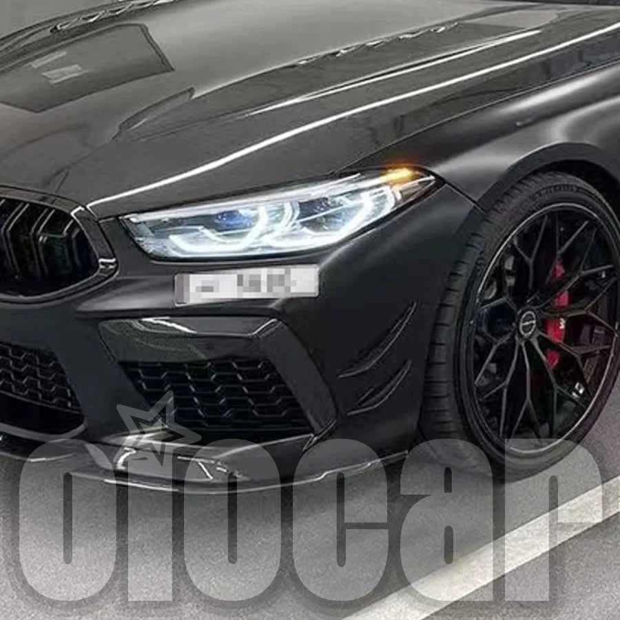 For BMW F91 F92 F93 M8 Oiomotors Dry Carbon Front Bumper Side
