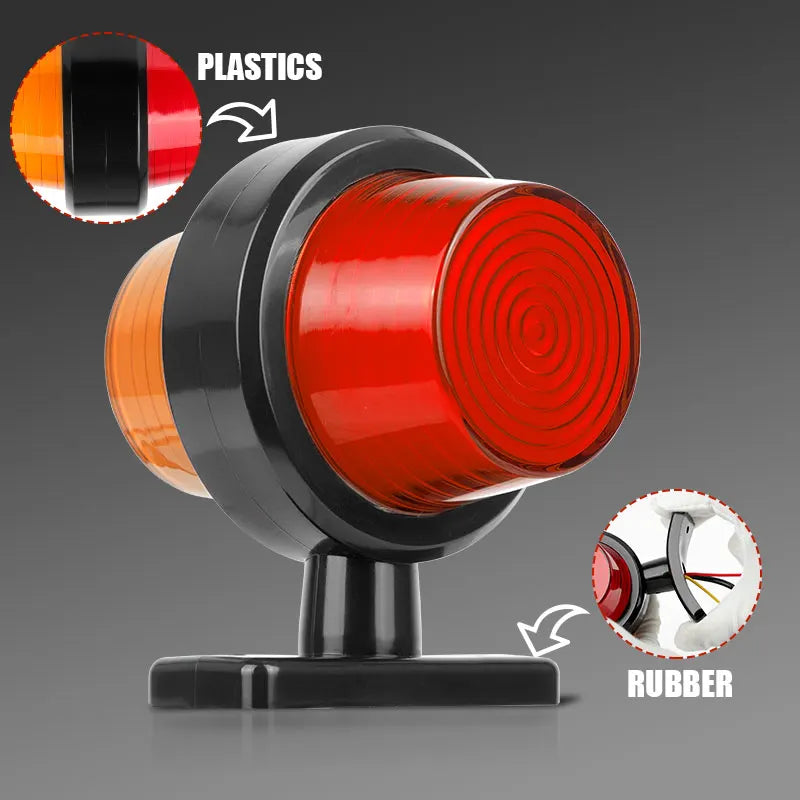 Big Double Sides Marker Outline Indicator Turn Signal Rear
