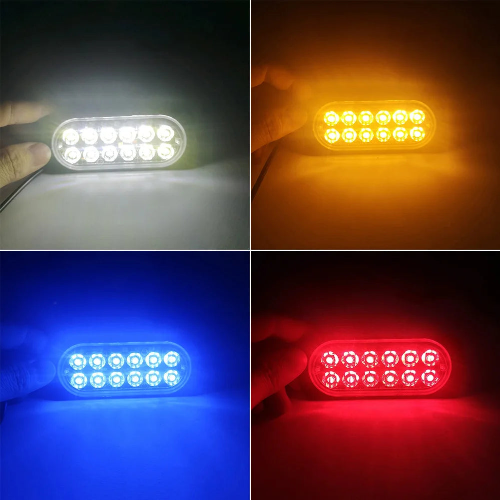 12 Strobe Warning Cheap Grille Flashing Lightbar Truck Beacon