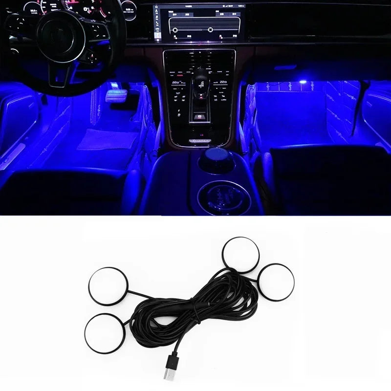 In Foot Ambient Interior Atmosphere USB Backlight Mood Well
