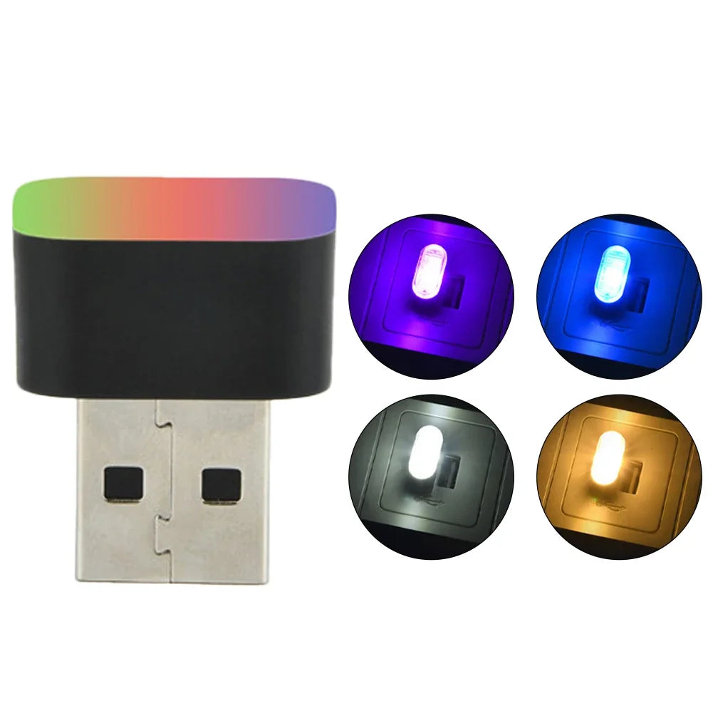 1PC MINI USB Atmosphere Interior Neon Emergency Lighting Portable