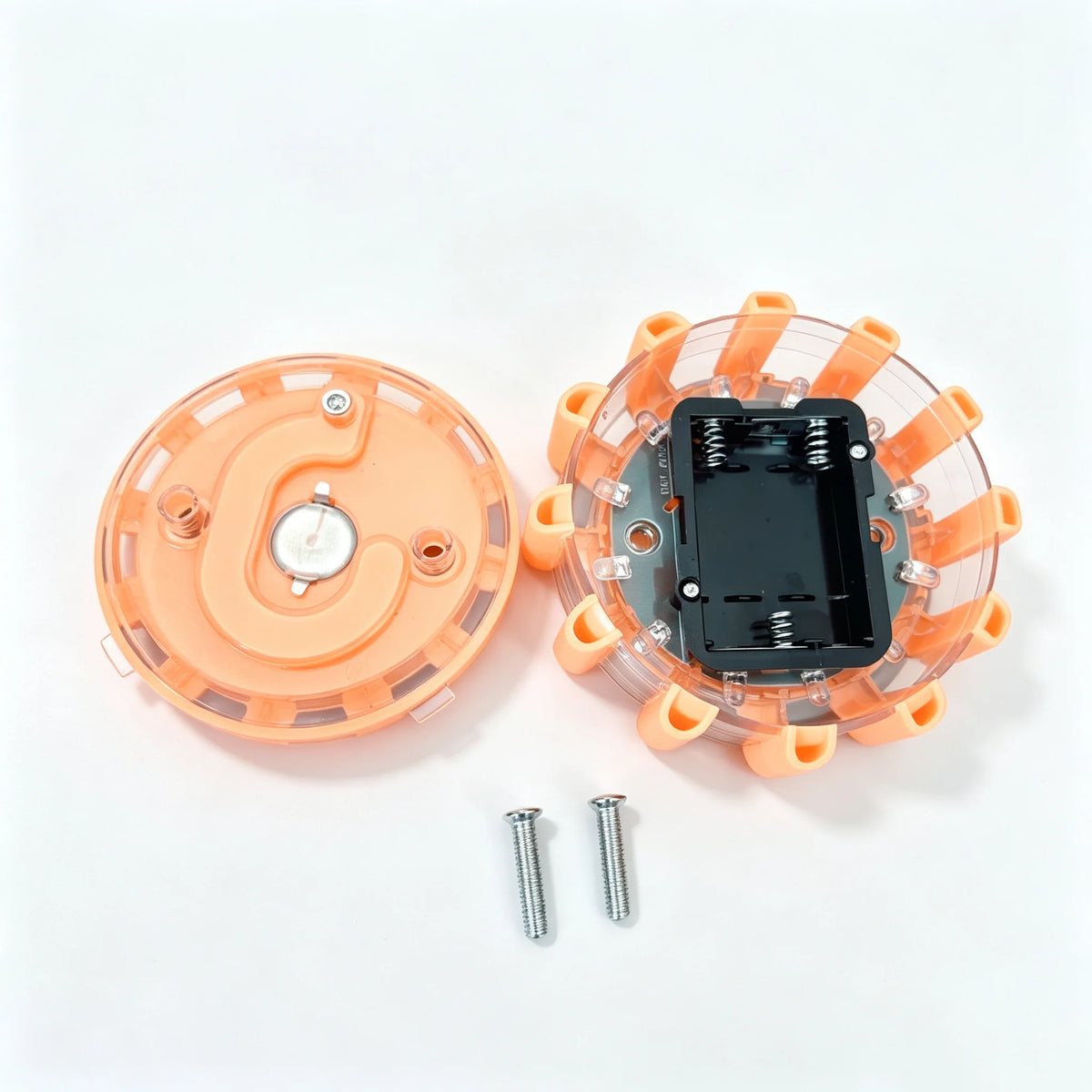 Battery Powered Road Flares Warning Blue Orange Emergency Strobe