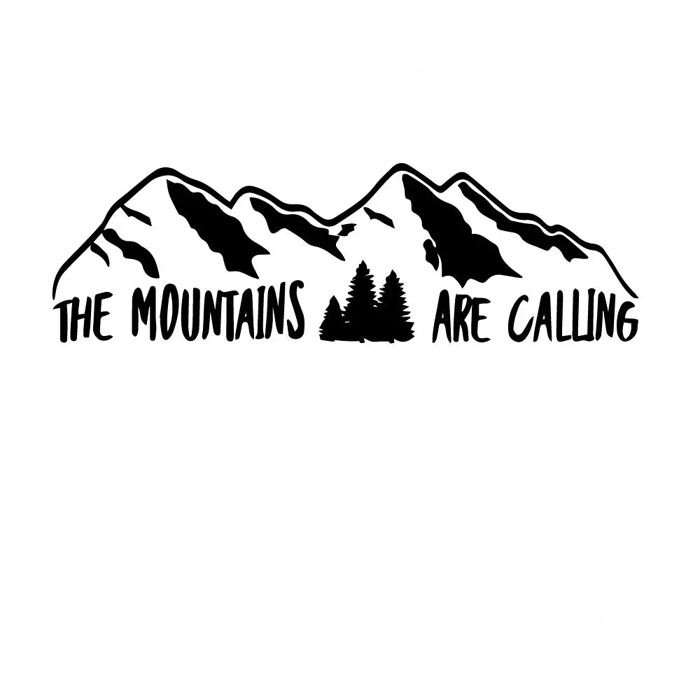 20CM Mountain On Cool Stylish Sticker Sunscreen Waterproof Decals