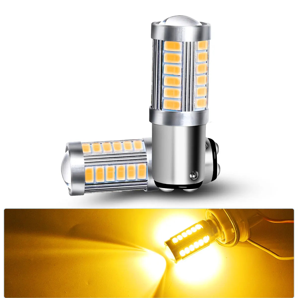 2PCS py21w P21 5W 1156 ba15s 1157 bay15d Smd