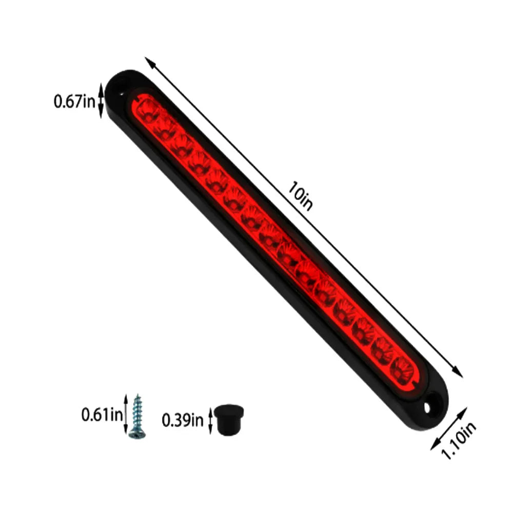 15-led high-mounted Brake 12V 24V Trailer Tail Truck Side
