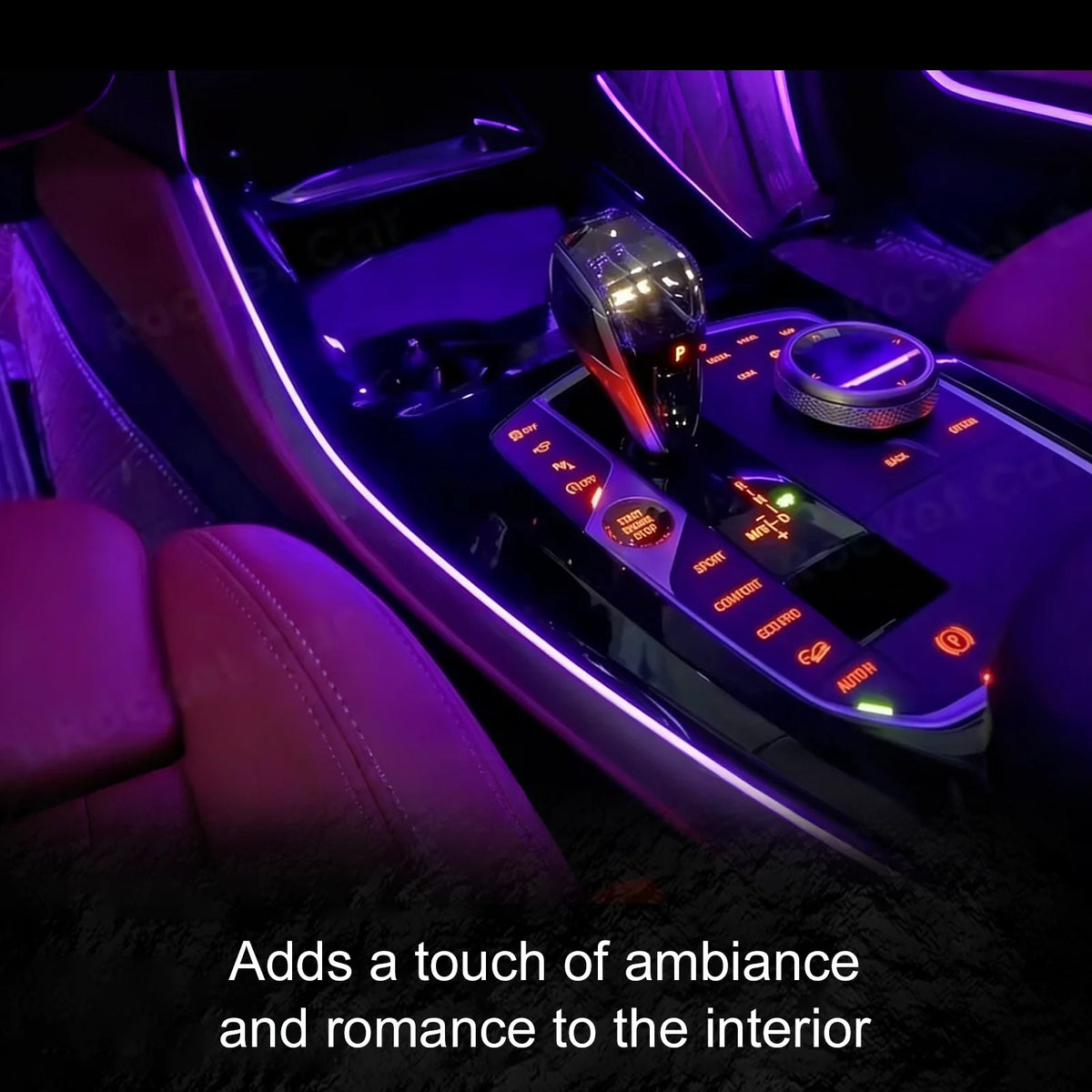 Ezonetronics Fiber Optic Center Console Ambient Atmosphere Fit