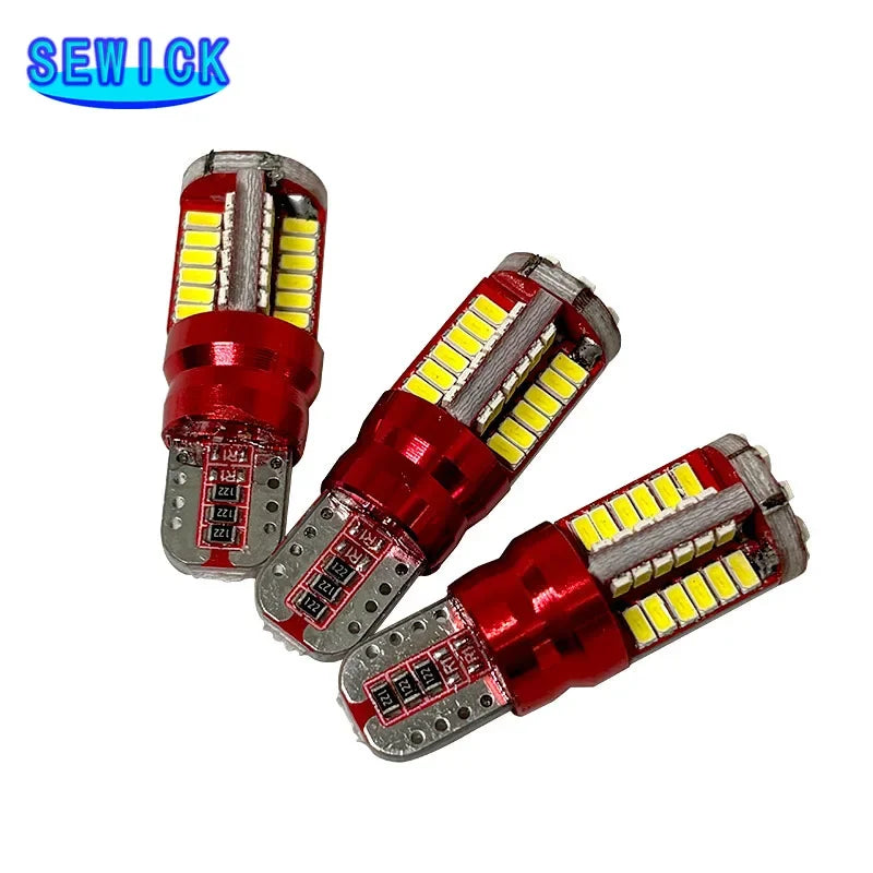 100PCS Promotion T10 W5W Bulb 57SMD 12V 5W5 3014