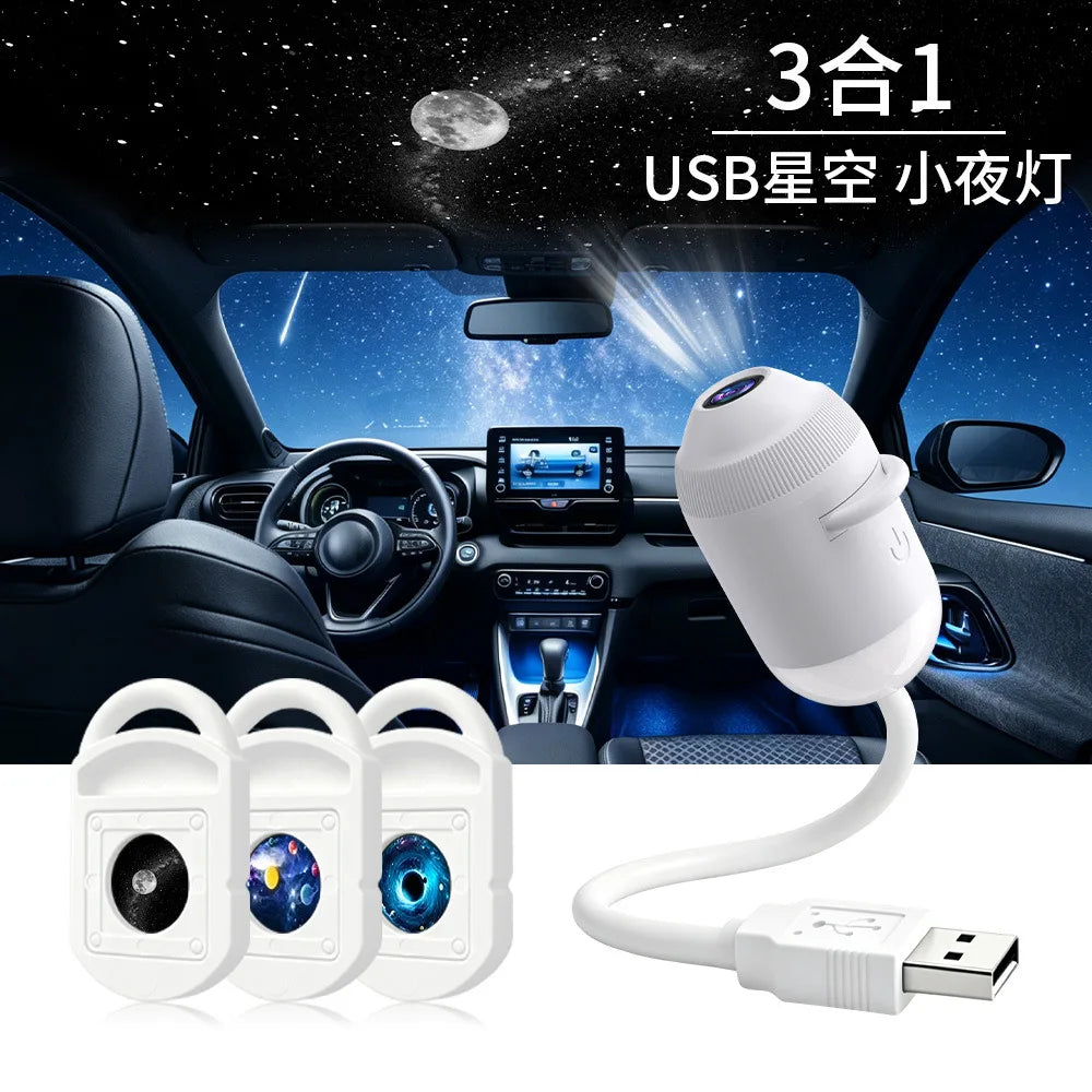 For Bedroom Auto Atmosphere Lamp USB Star Projector 24 In Touch