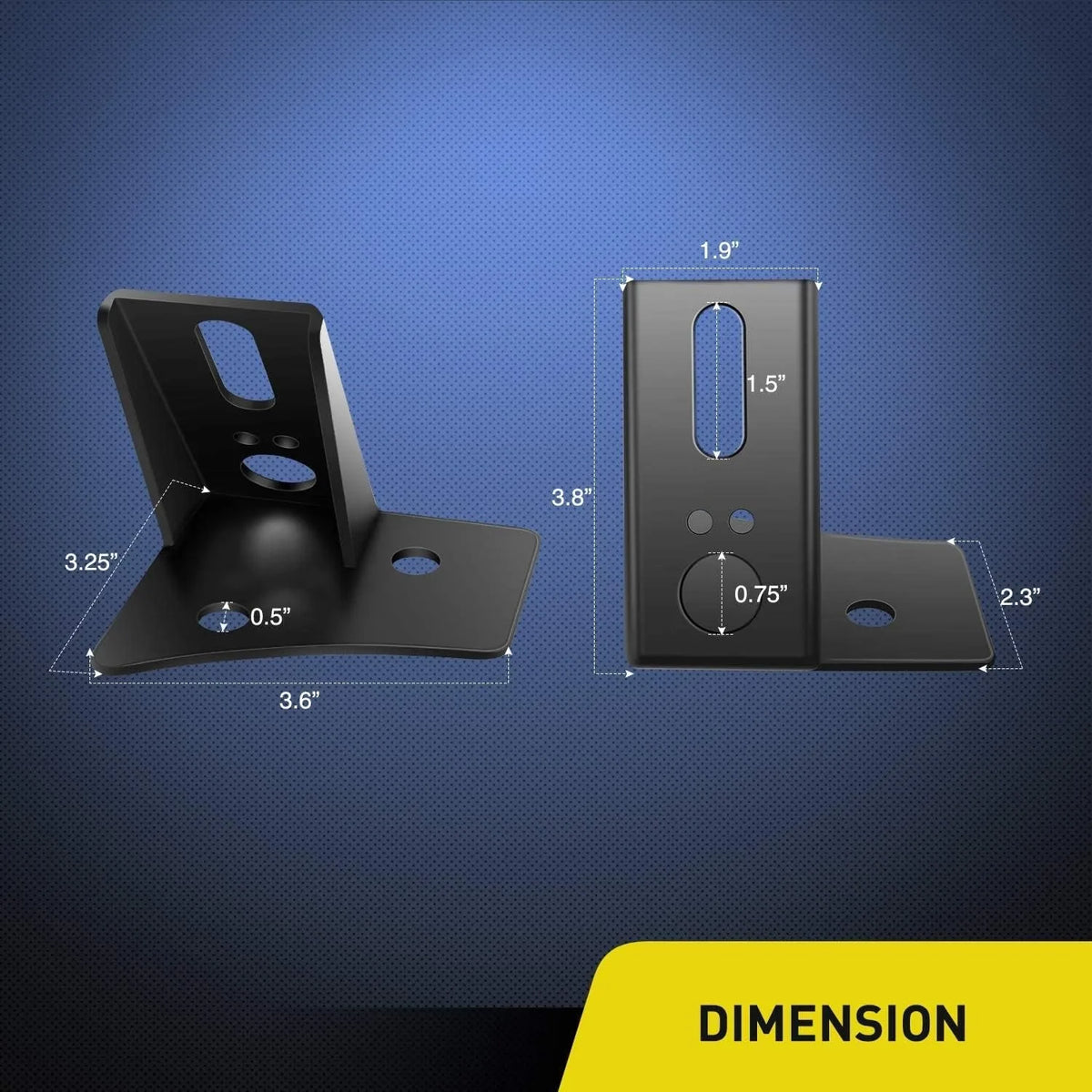 Nilight 2PCS 4inch Pods Bar Triple Row 60W Flood