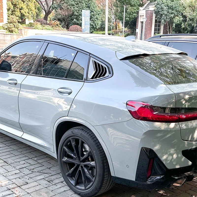 For BMW X4 G02 2018+ Rear Window Shutter Cover Trim Louver Side