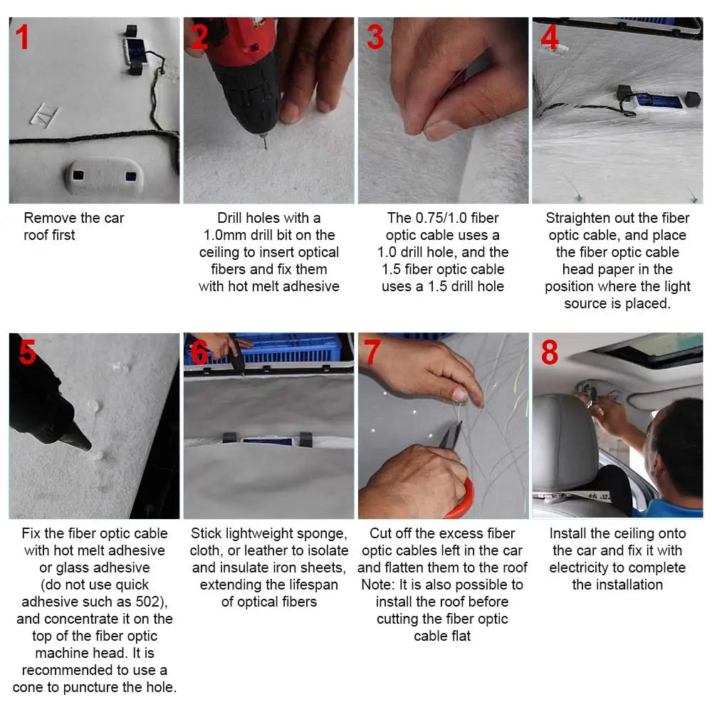 Rgbw 1+1 Split Machine Roof Star APP Control Fiber