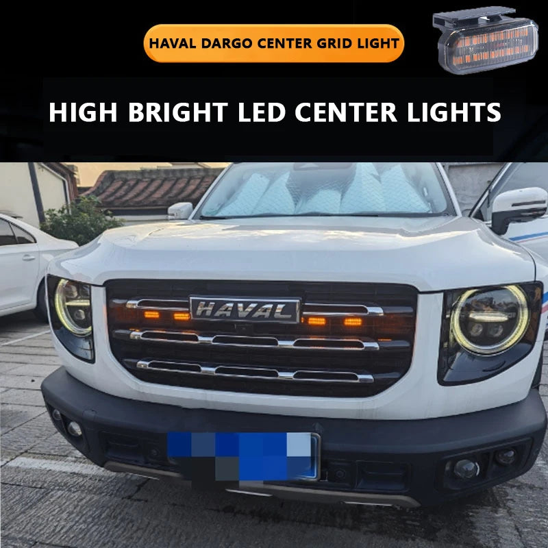 For Haval Dargo 1TH Center Grille Small Amber Single Color Snap
