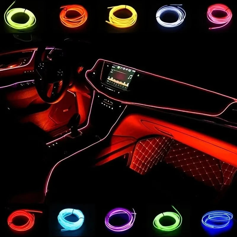 5M Environment El Wire USB Flexible Neon Interior