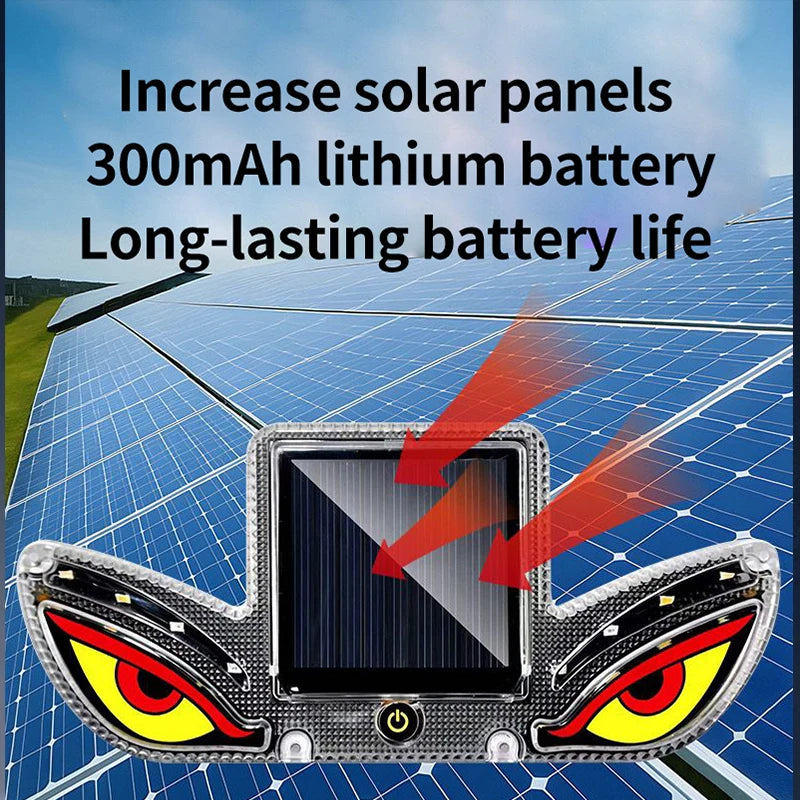 Solar Devil S Eye Warning Truck Intelligent Sensing Motorcycle