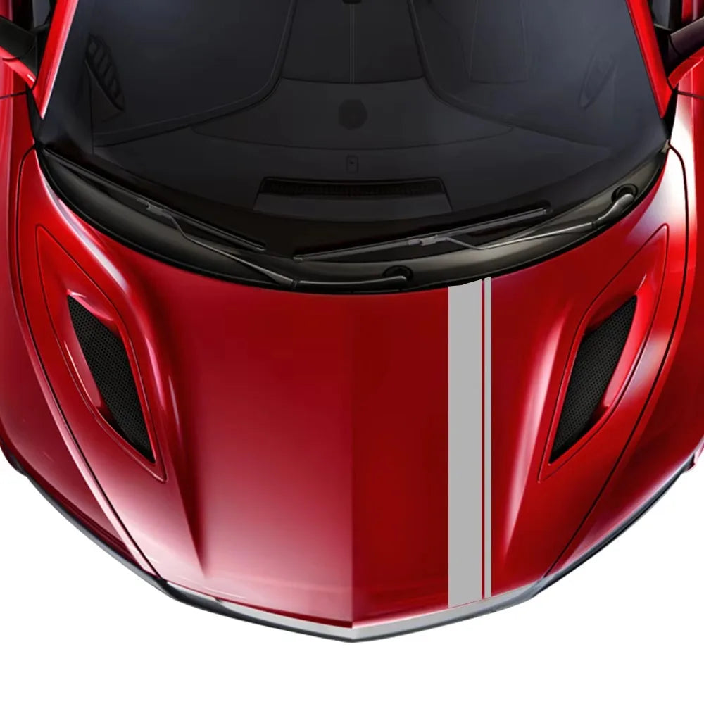 For VW Tesla Skoda Volvo Suzuki Hood Bonnet Sticker Graphics