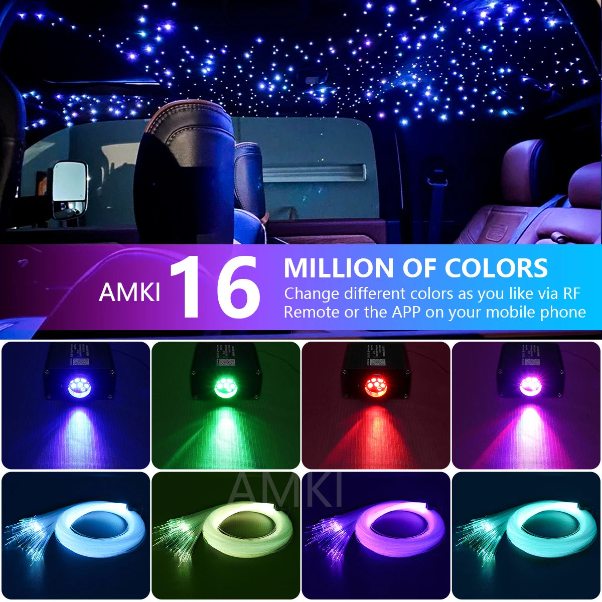 16W Rgbw Twinkle Starry Sky Star Ceiling Smart APP