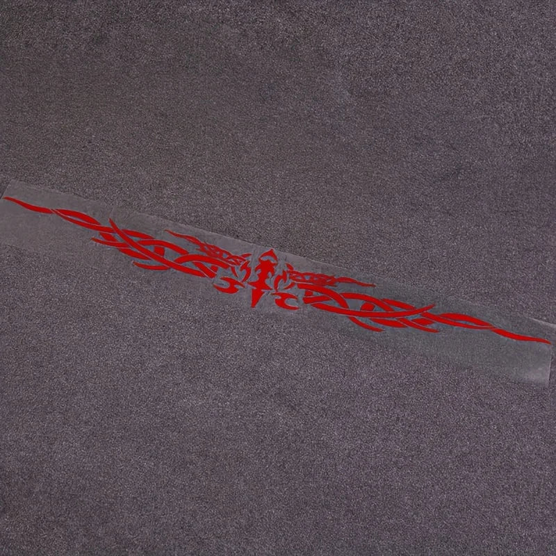 1PC Laser Reflective Wing Stripe Decal 98.5x11.8cm Vinyl Sticker