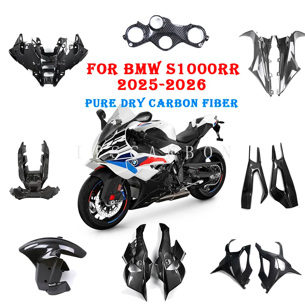 For BMW S1000RR M1000RR 2025 2026 Pure Dry Carbon Fiber Fairing