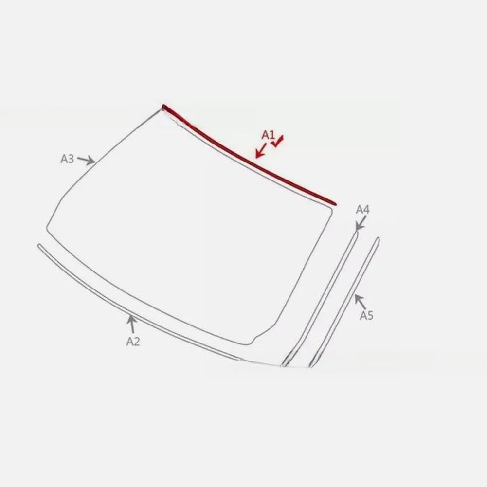 For BMW E90 E91 E60 2005-2012 Front Upper Windshield Moulding