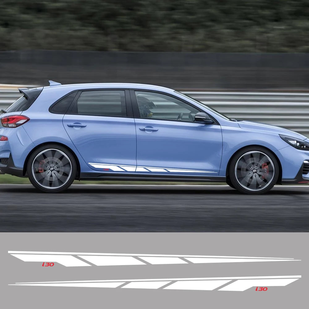 For Hyundai I30 I 30 N Line 30N Sedan Gt Sticker Door Side