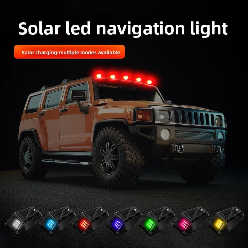 Solar Roof Warning Remote Control Mouse Truck Pickup Modification