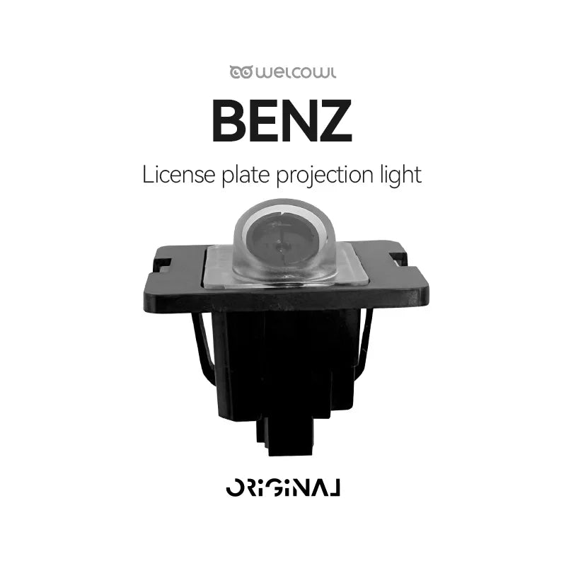 For Benz A C E-Class Gla License Plate Projection Glb Gle Gls