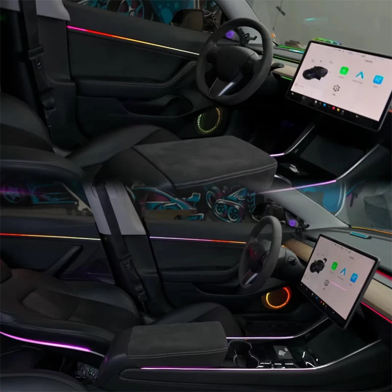 For Tesla Model 3 2019-2020 Dashboard In Symphony Ambient