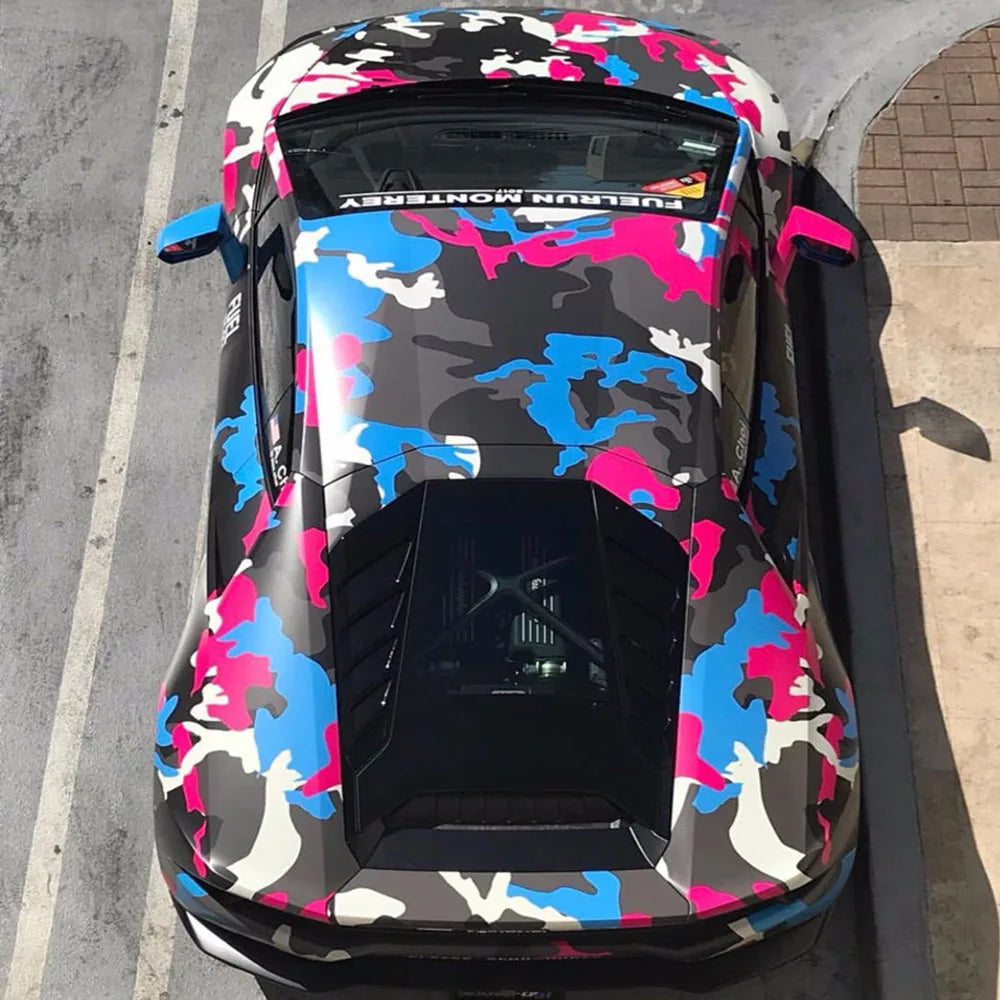 Sizes Digital Printing Vinyl Sticker Camo Graphics Self Adhesive