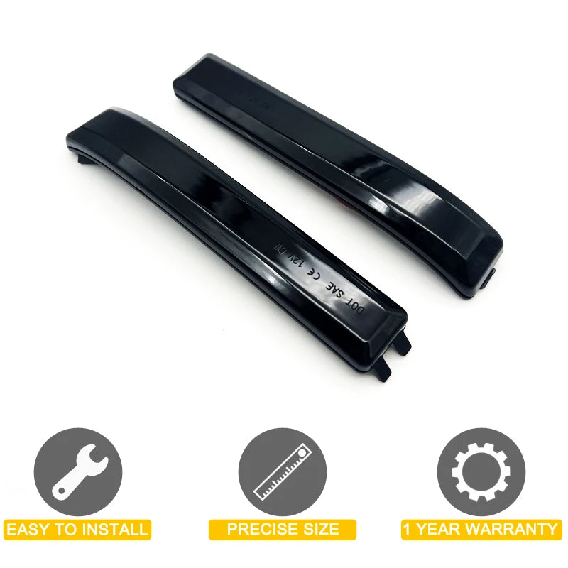 For Ford F150 F-150 2009-2014 Raptor 2PCS 12V Smoked Lens Side