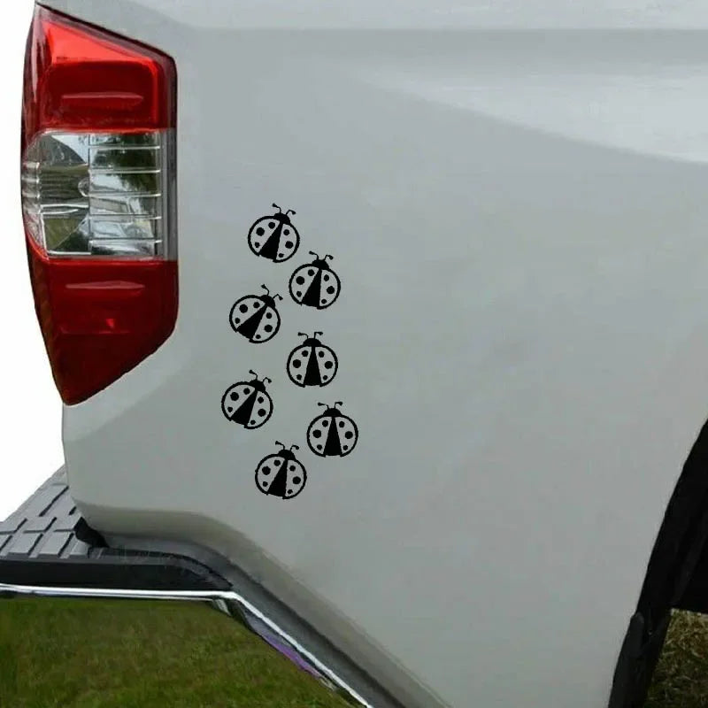 Sticker Cute Ladybug Creative Body Exterior Accesssories