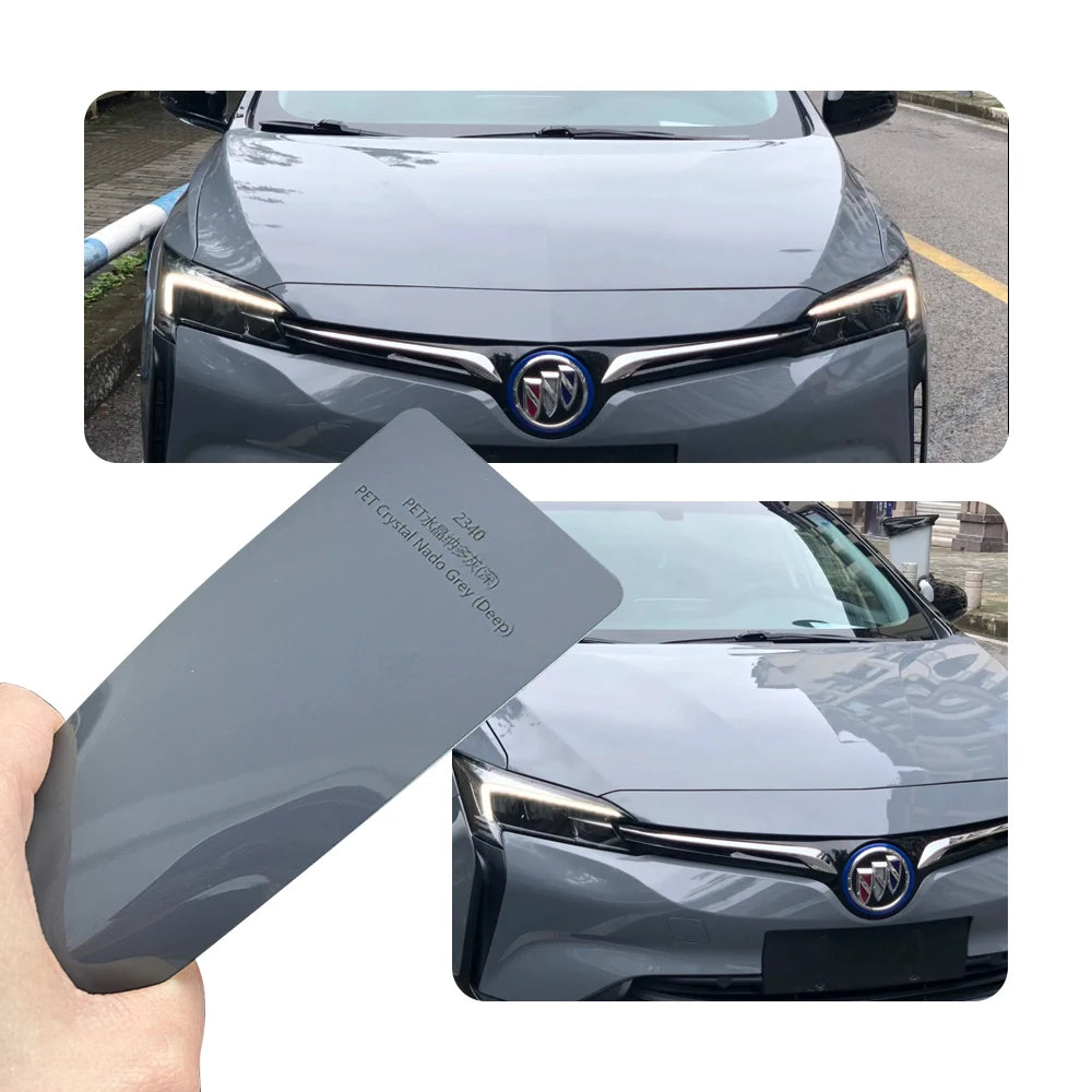 Super Bright Crystal Nardo Gray Full Wrap Vinyl Pvc