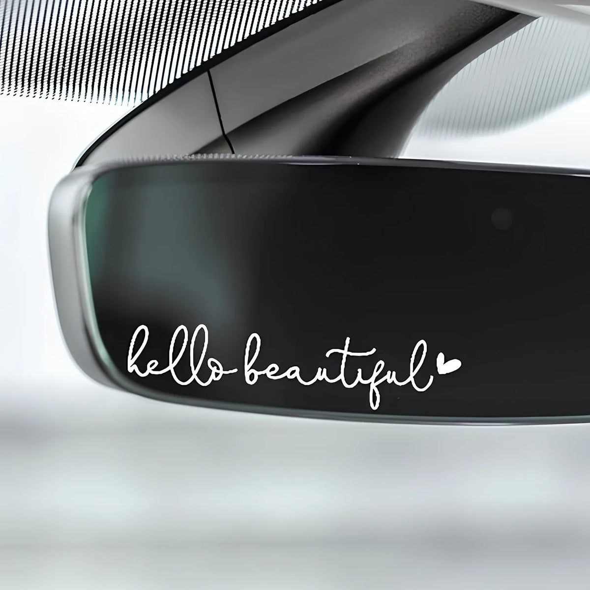 Design Hello Beautiful Stickers Rearview Mirror Sticker Body