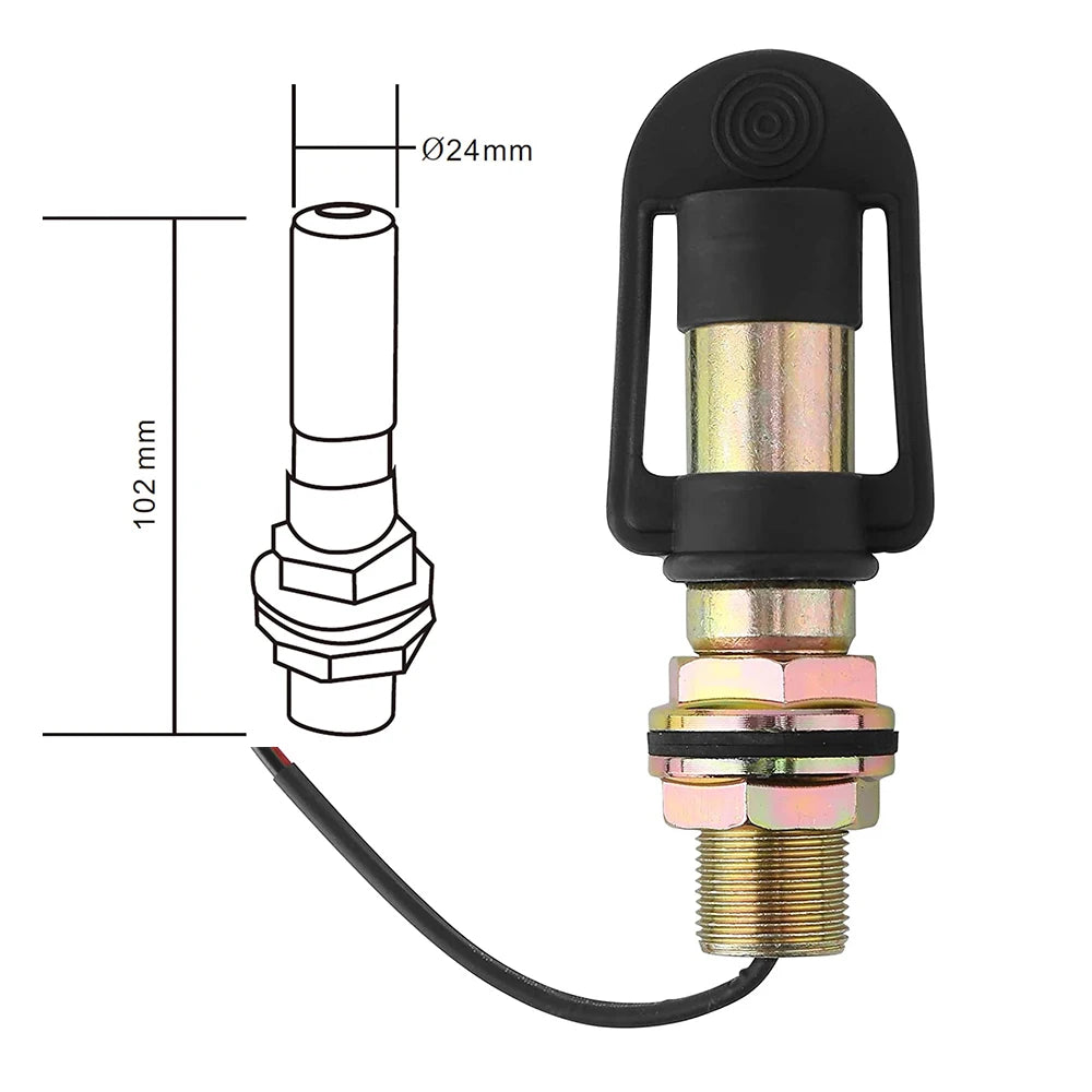 For Forklift Tractor Beacon Bracket Warning Aluminum Base